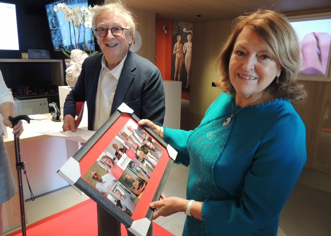 Marie-Thérèse et Éric Noulet en 2018, à l'ouverture du musée. ©Olivier Lefèvre